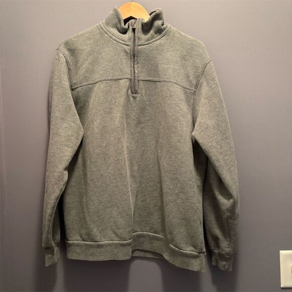 Arrow Other - Arrow Men's XL Gray 1/4 Zip Fleece Pullover Sweatshirt Casual